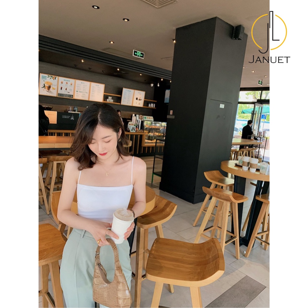 Áo Hai Dây Cao Cấp Januet Có Mút Ngực Cố Định Kiểu Dáng Bó Sát Sexy  Cami 07