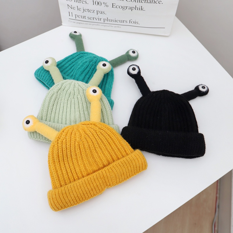 Mũ Len Dệt Kim Giữ Ấm Tai Dễ Thương Xinh Xắn Dành Cho Bé Trai Và Bé Gái