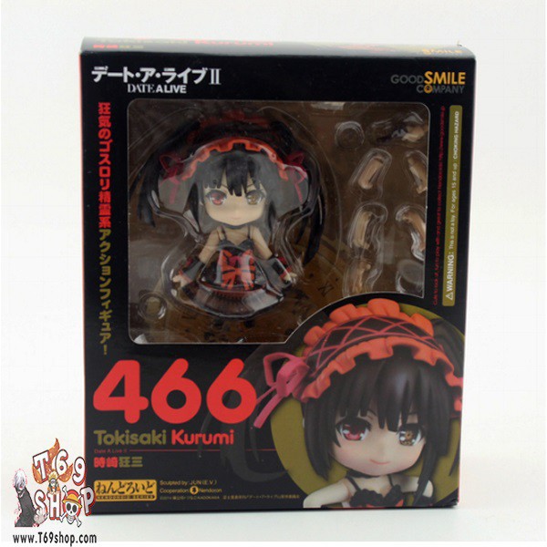 Mô hình Nendoroid #466 - Kurumi Tokisaki - anime Date A Live - Siêu HOT