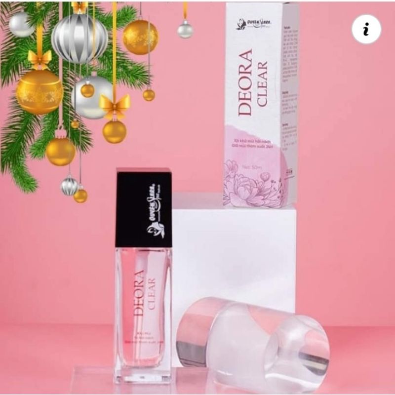 Xịt khử mùi hôi nách DEORA CLEAR _Quyên lara