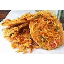 1 HŨ 500g CƠM CHÁY LẮC KHÔ GÀ🌶LÁ CHANH