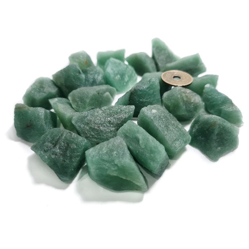 Đá thô Aventurine dùng cho thanh tẩy bài Tarot, Reiki, handmade, phong thủy...