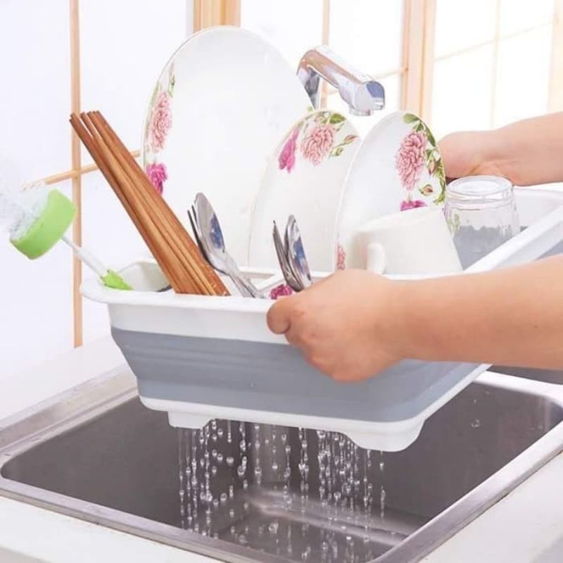 Giá Úp Chén Dĩa Có Thể Gấp Gọn Tiện Dụng Cho Nhà Bếp | BigBuy360 - bigbuy360.vn