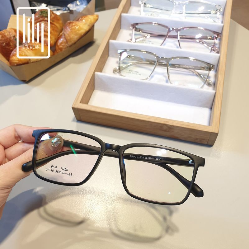 Gọng kính cận vuông thời trang hàn quốc nam nữ Lilyeyewear L038 | BigBuy360 - bigbuy360.vn