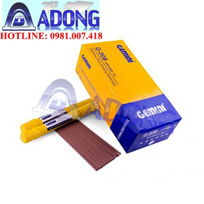 1 BÓ - 1KG/BÓ QUE HÀN INOX GEMINI 2.5LY - QUE HÀN KIM TÍN