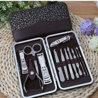 Dụng cụ làm móng 12 món Bộ kìm làm móng đa năng