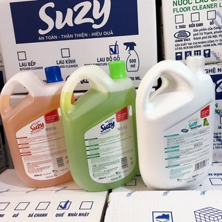 NƯỚC LAU SÀN SUZY QUẾ 4 LÍT