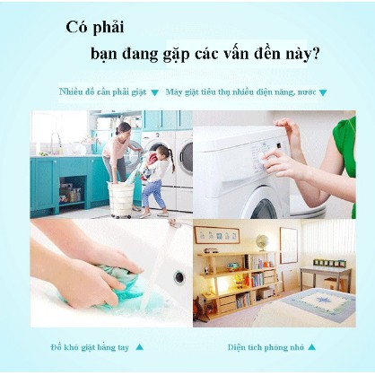 Máy giặt mini tiết kiệm thời gian