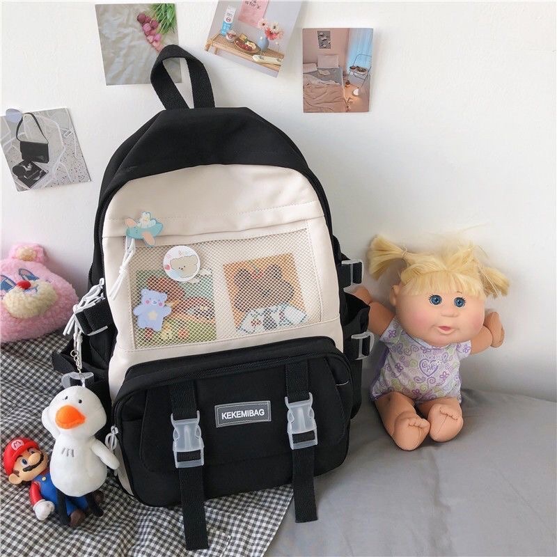 Balo nữ đi học thời trang Ulzzang Hàn Quốc, cặp sách đẹp hàng cao cấp dễ thương