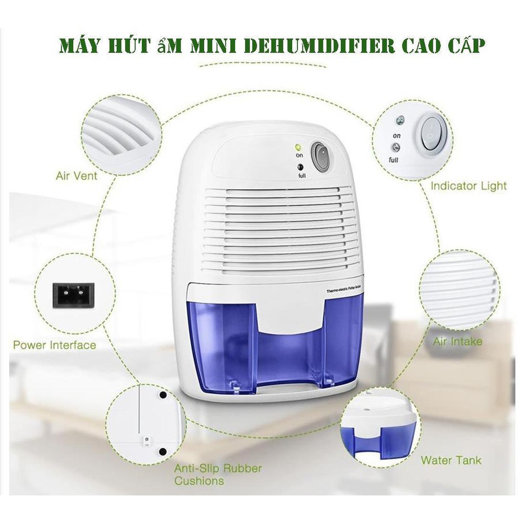 Máy hút ẩm mini, Máy lọc không khí hút ẩm mini Dehumidifier hút ẩm mạnh, nhanh chóng- Top 6 máy hút ẩm gia đình BÁN CHẠY