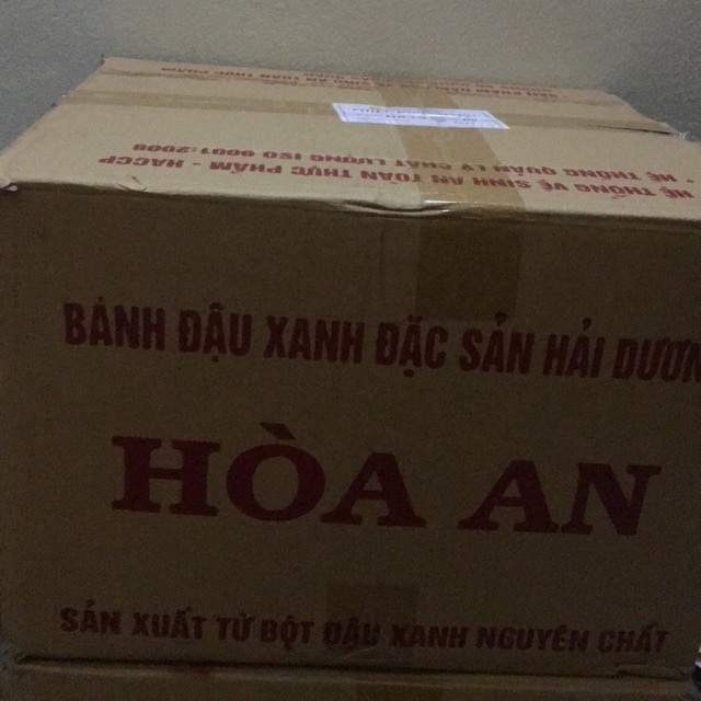 Thùng 60 hộp bánh đậu xanh Hoà An 200 g