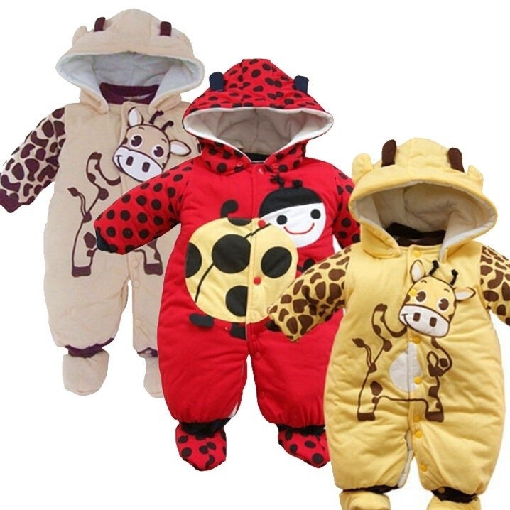 Ღ♛ღNewborn Girl Boy Toddler Infant Hoodie Jumpsuit Bodysuit Baby Romper Clothes 3-24 Months