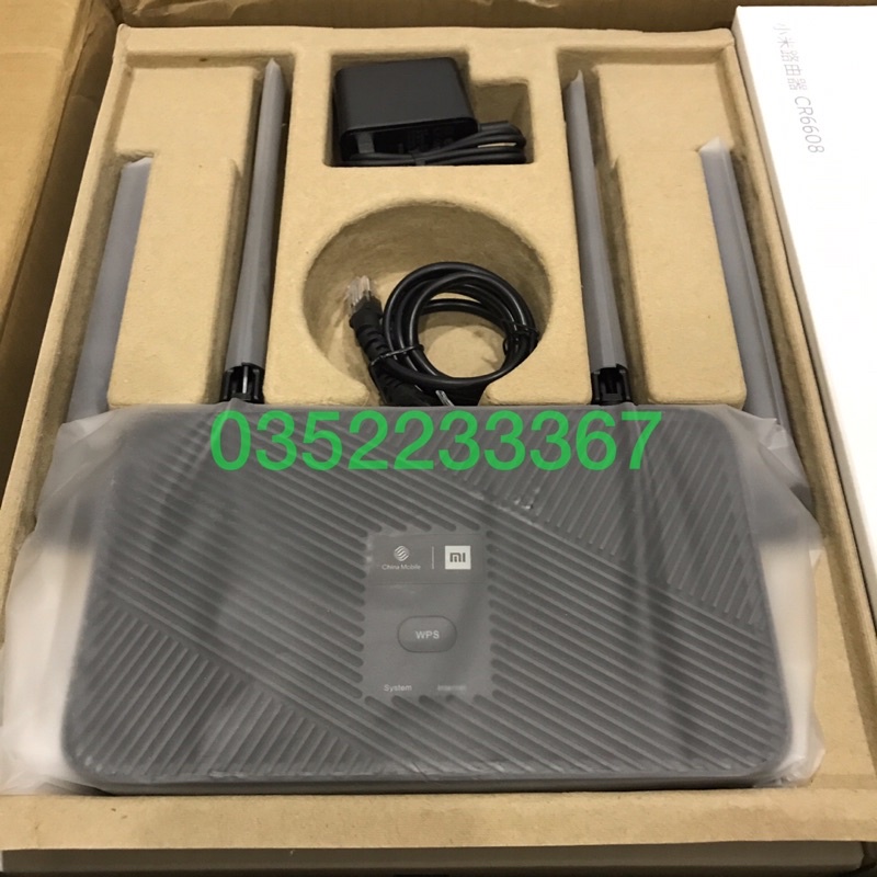 Bộ phát wifi Xiaomi CR6608 Chuẩn Wifi 6, AX1800 Mesh, Lan Gigabit, 4 anten