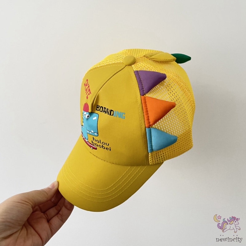 Nón Che Nắng Họa Tiết Khủng Long Hoạt Hình Ba Chiều Phong Cách Hàn Quốc Cho Bé