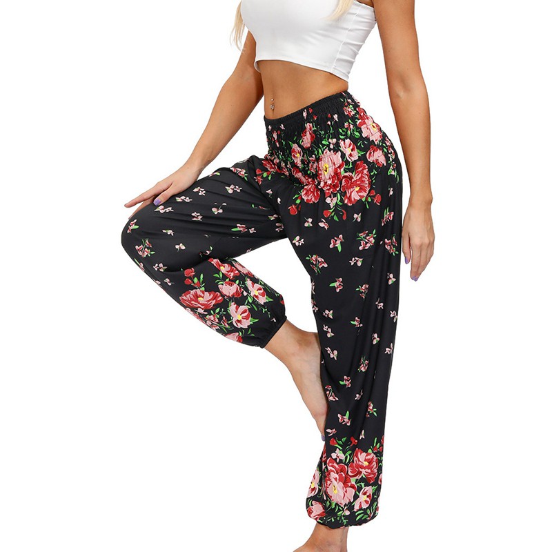 quần ống rộng In Họa Tiết Phong Cách Bohemian Dành Cho Nữ | BigBuy360 - bigbuy360.vn