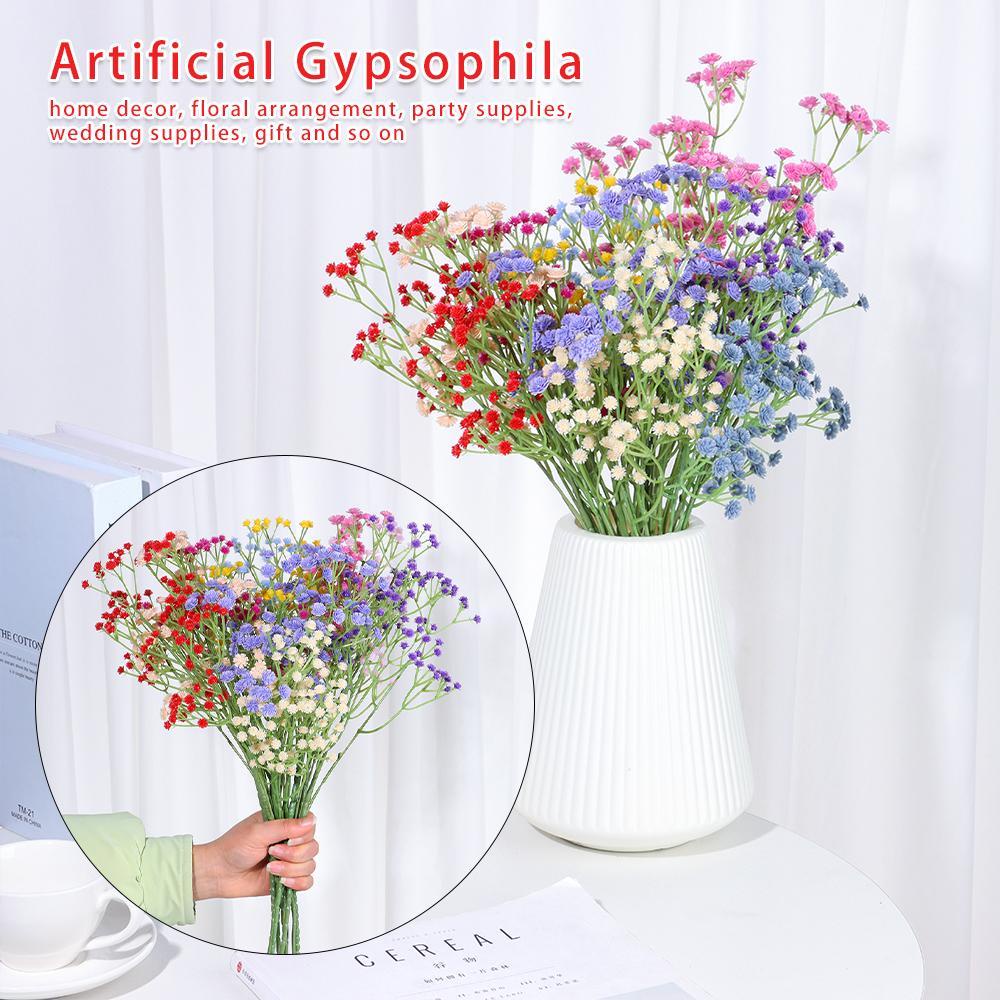 Set 108 Bông Hoa Gypsophila Nhân Tạo Trang Trí Nhà Cửa / Tiệc Tùng