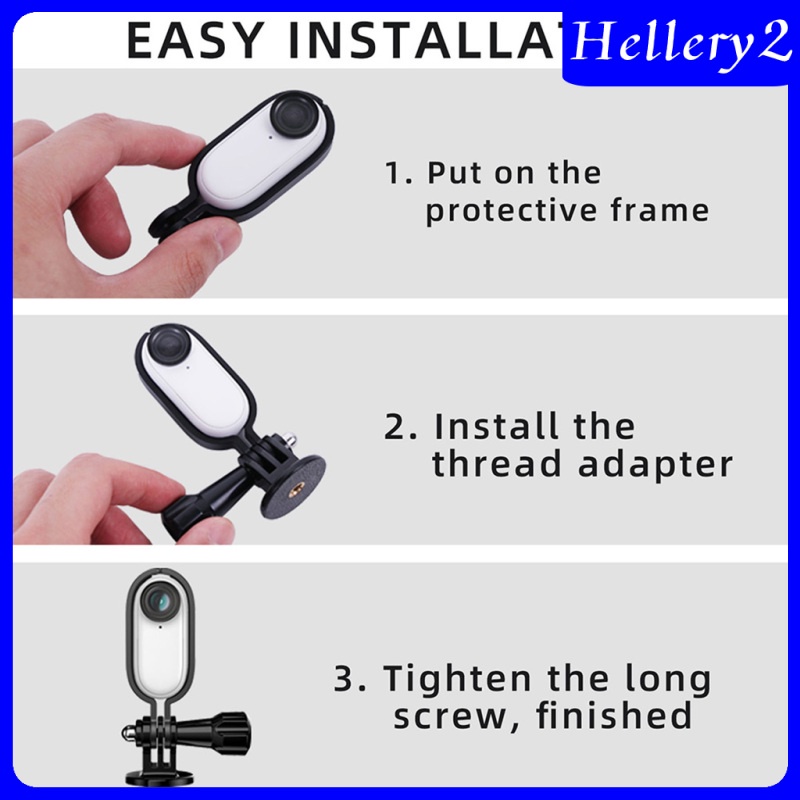 [HELLERY2] Metal Camera Holder Mount Frame Housing Frame for Selfie Stick Adapter
