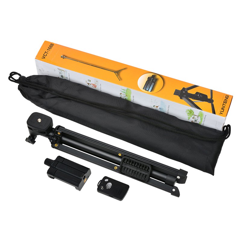 Gậy Tự Sướng Kiêm Chân Tripod Yunteng VCT-1688 Kèm Remote Kết Nối Bluetooth - Hàng Chính Hãng | BigBuy360 - bigbuy360.vn