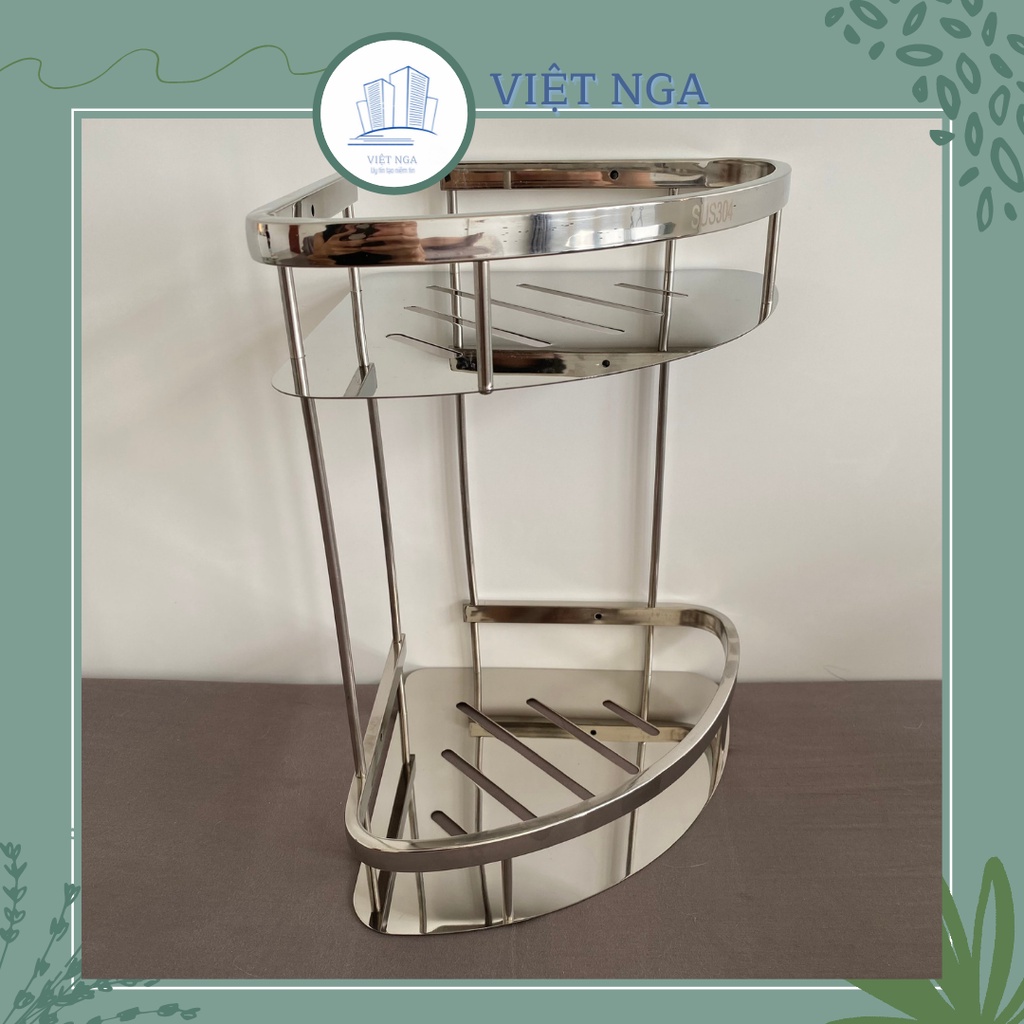 Kệ Góc Để Đồ Nhà Tắm Chất Liệu Inox Không Gỉ, Kệ Để Dầu Gội ,Xà Bông Sữa Tắm Siêu Chắc Chắn