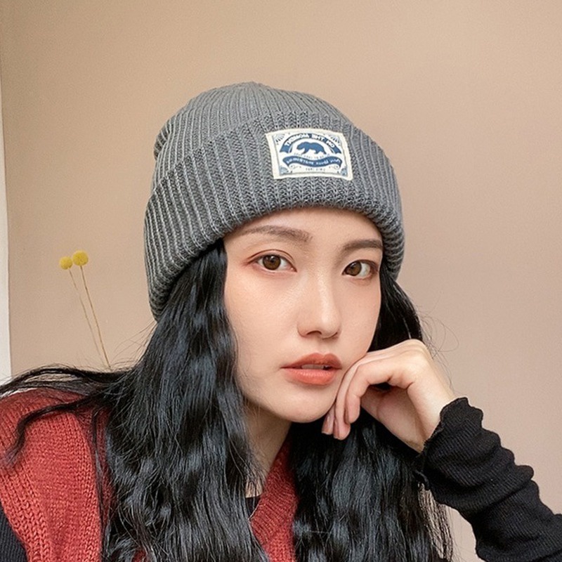 Mũ beanie dệt kim thời trang mùa đông cho nam nữ