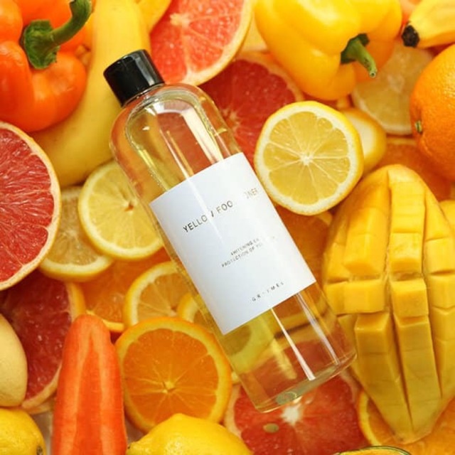 Nước Hoa Hồng Trái Cây Vàng Graymelin Yellow Food Toner 500ml