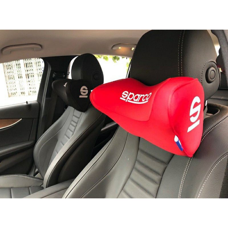 Gối tựa đầu ô tô cao su non - Chính hãng SPARCO