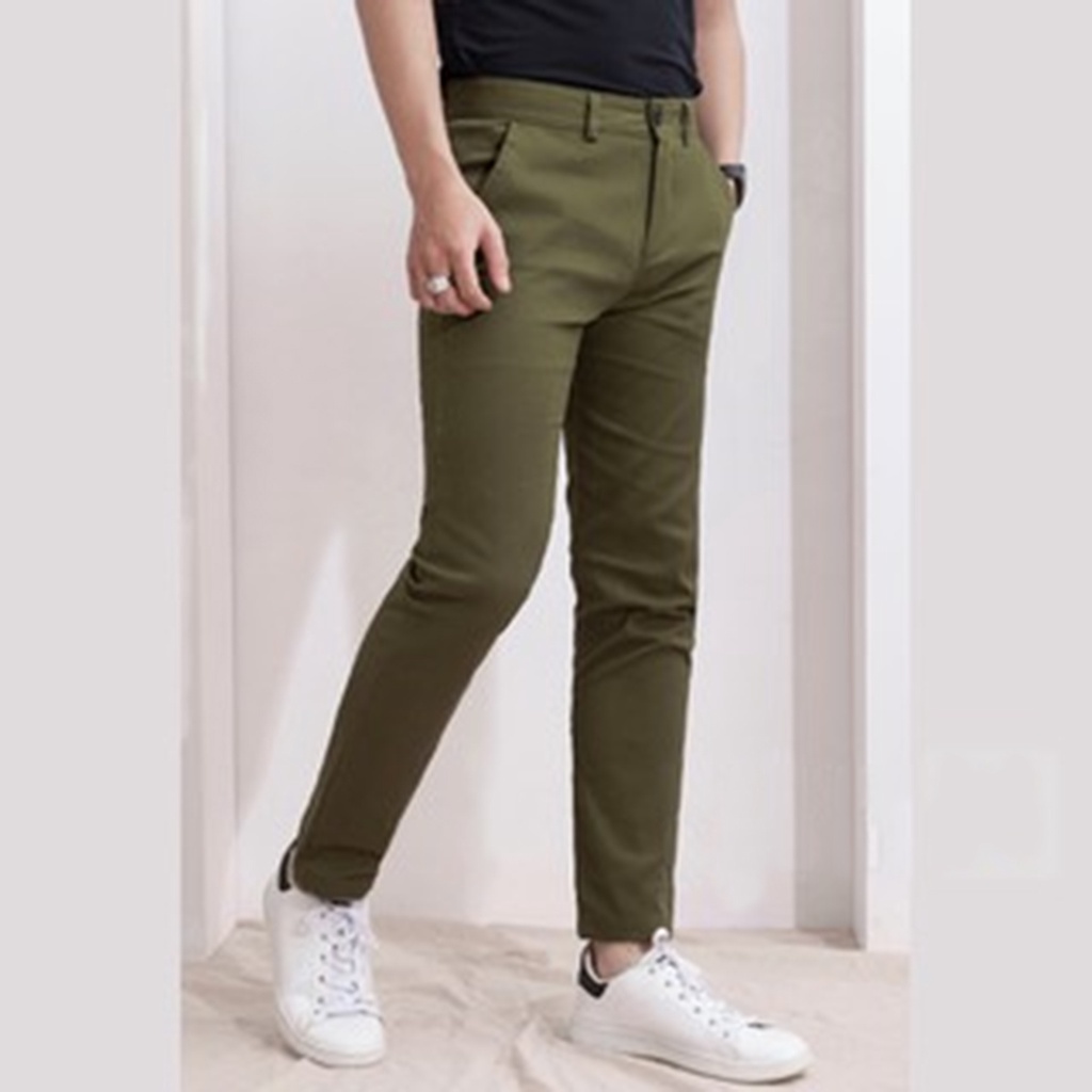 Quần kaki - Quần kaki nam đẹp - Chất liệu kaki mềm mịn, dày dặn, co giãn tốt, mặc cực kỳ thoải mái, dáng côn trẻ trung