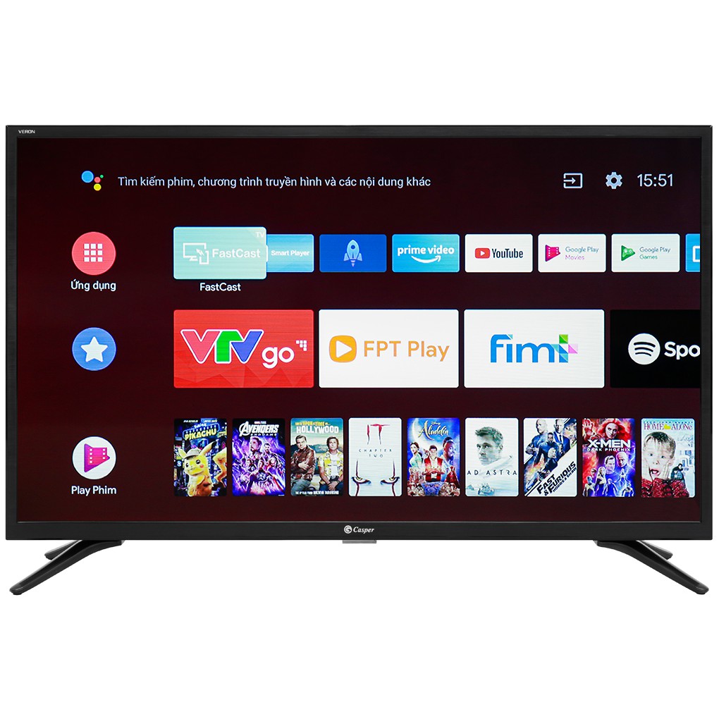 Smart tivi HD Casper 32 inch 32HG5000 (2019) - Công nghệ xử lý hình ảnh tấm nền VA, Công nghệ âm thanh SoundBar Ready