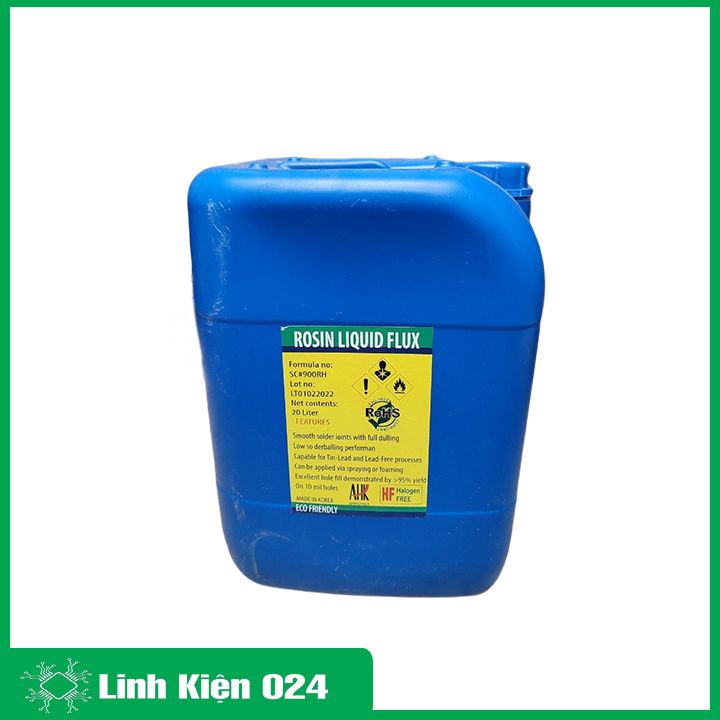 Dung dịch trợ hàn Rosin Liquid Flux 100ml, 300ml, 400ml, 500ml không chứa chì hàng Hàn Quốc