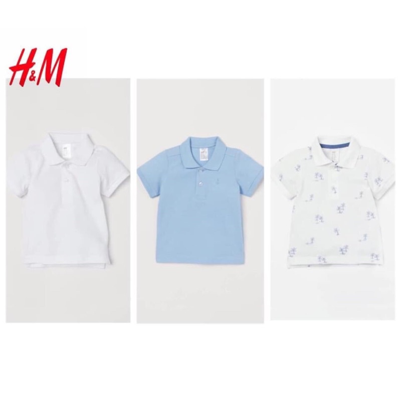 Sét 3 áo polo Hm cho bé
