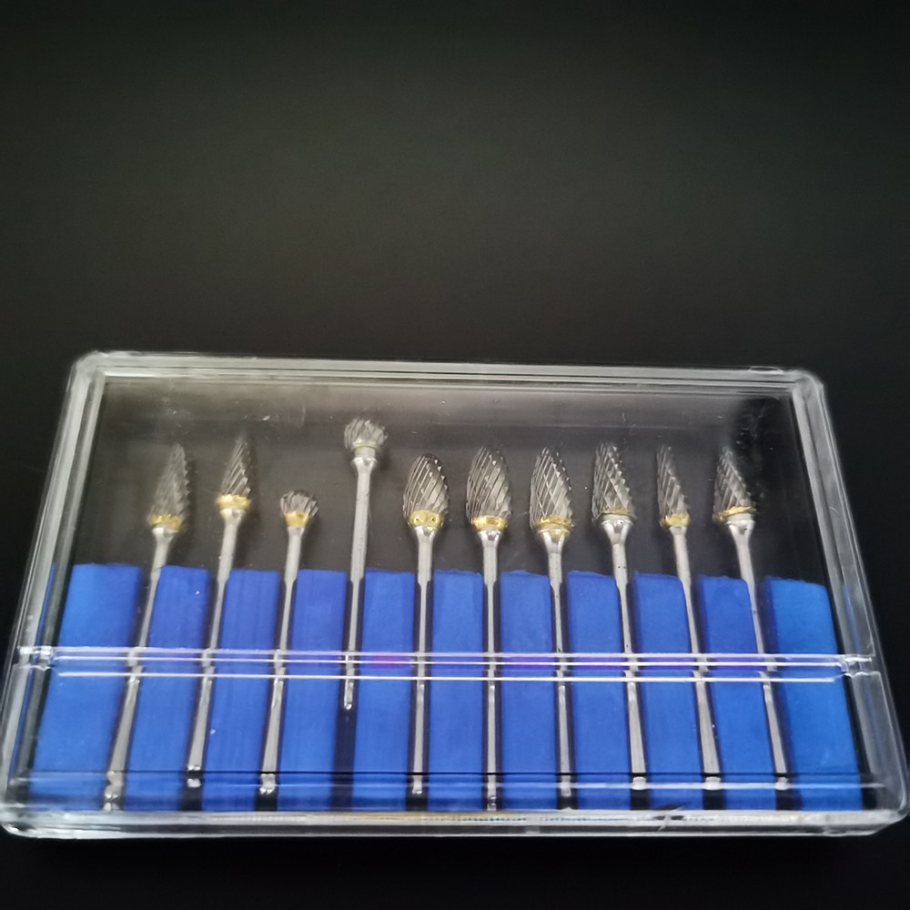 [Hàng mới về] Set 10 đầu mài răng bằng thép vonfram cacbua