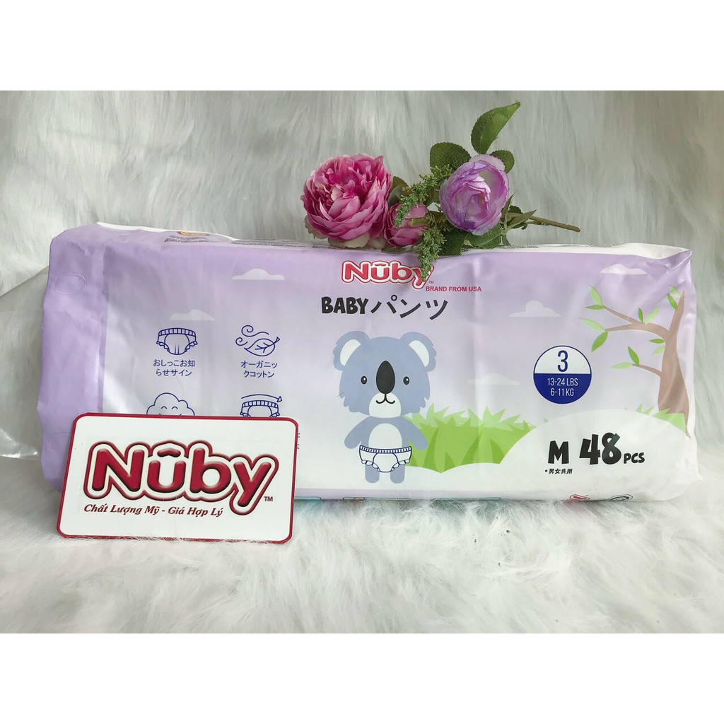 Tã/Bỉm Nuby Chính Hãng size M48/L46/XL44