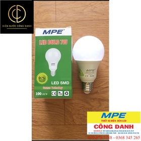 ĐÈN LED BULB  MPE 3W,5W,7W,9W,12W,15W- LBD BẢO HÀNH 2 NĂM