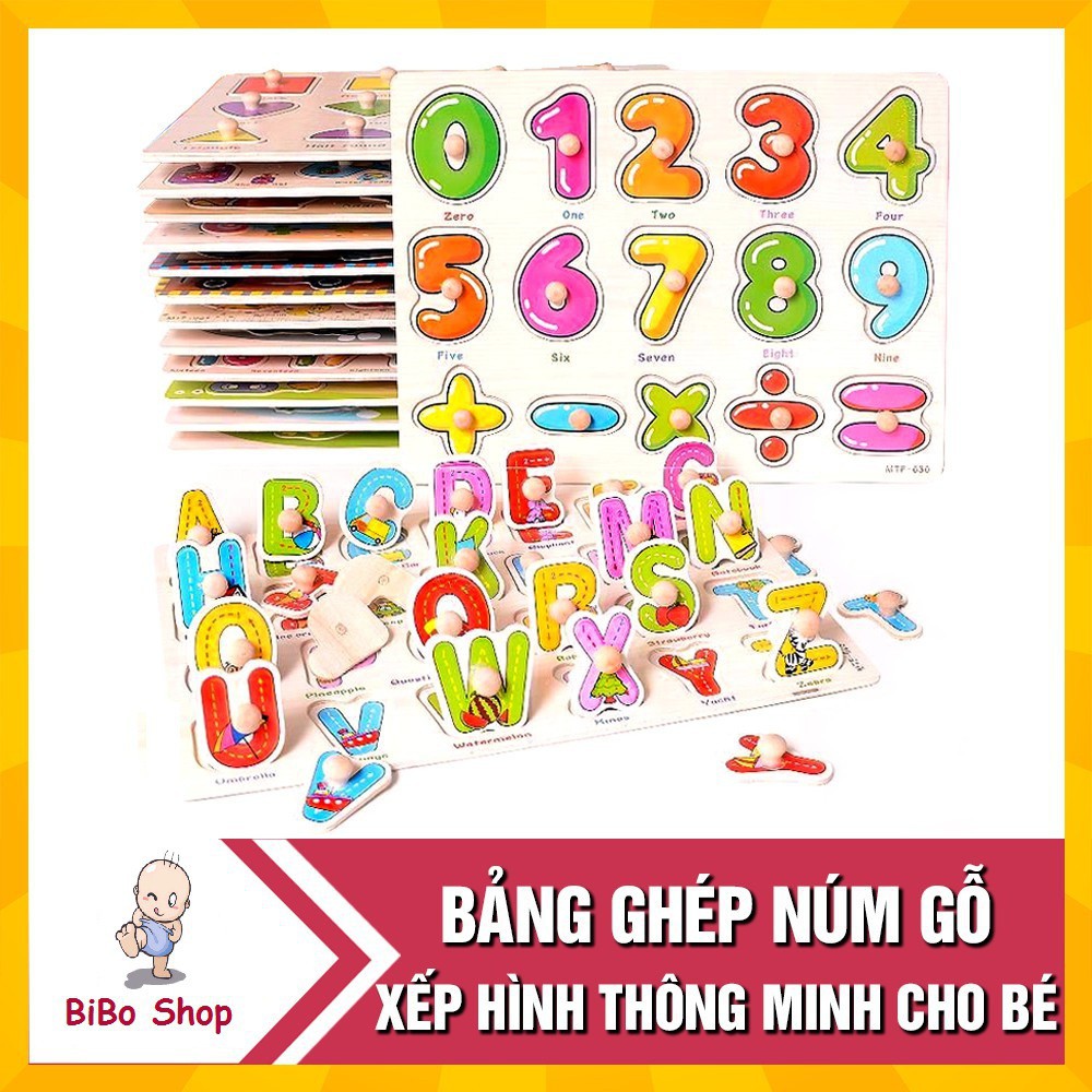 [XẢ KHO-GIÁ TỐT]ĐỒ CHƠI GHÉP HÌNH BẢNG GỖ CÓ NÚM NHIỀU CHỦ ĐỀ PHÁT TRIỂN TƯ DUY BÉ HÀNG LOẠI ĐẸP