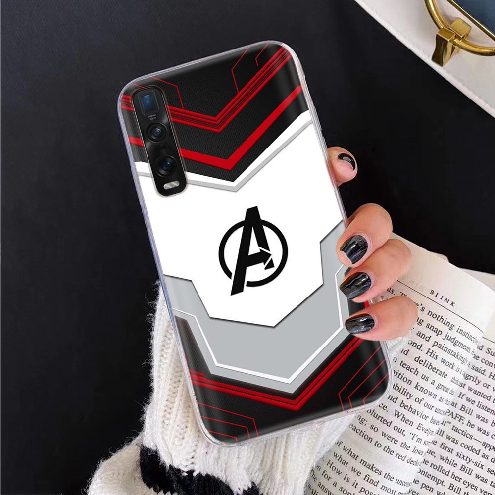 Ốp điện thoại trong suốt in hình Marvel Avengers cho Lg G6 G7 G8 Thinq V20 V30 V30S V35 V40 V50 V50S V60