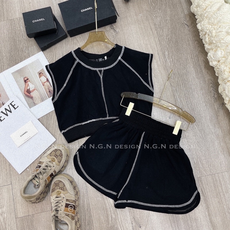 Set thể thao tay hến quần sooc