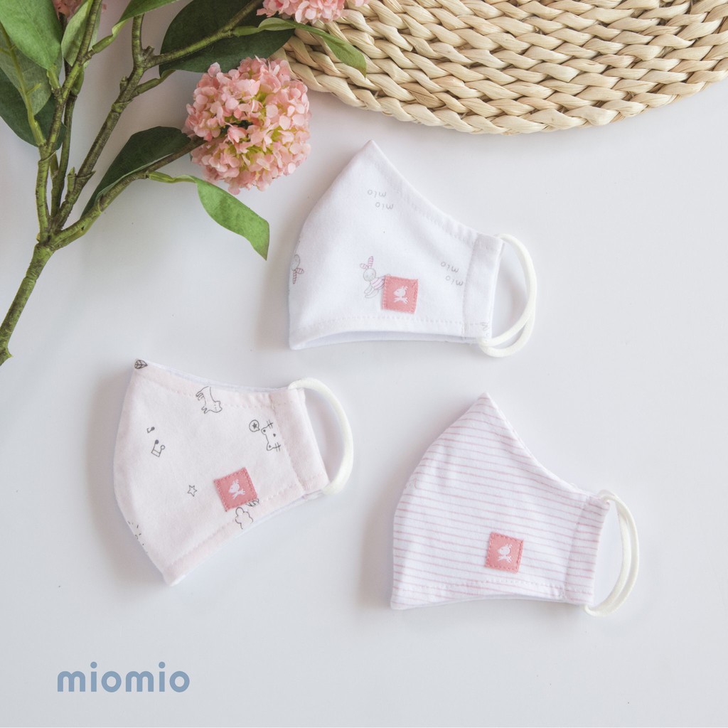 Set 3 Khẩu Trang Miomio Cho Bé 6M-3Y