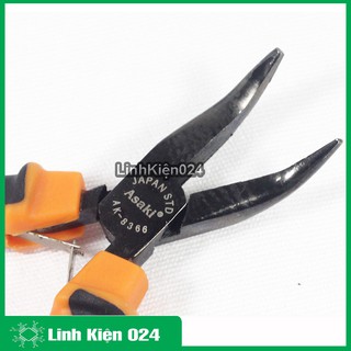 Kìm Nhọn Cong Asaki Ak-8366