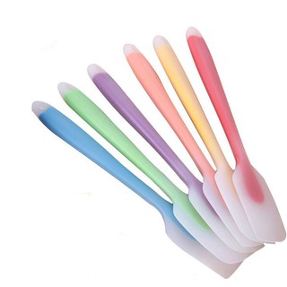 Dụng cụ cạo bơ kem silicon Dụng cụ làm bánh thìa nhỏ mờ