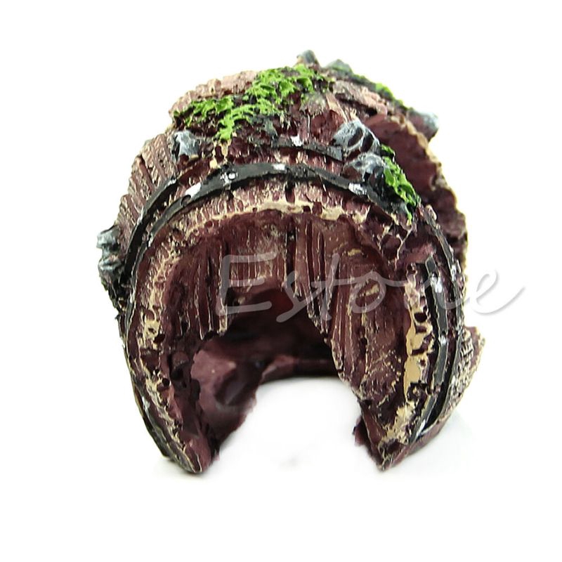 Aquarium Rockery Ornament Fish Tank Hiding Cave Mountain Landscape Decoration