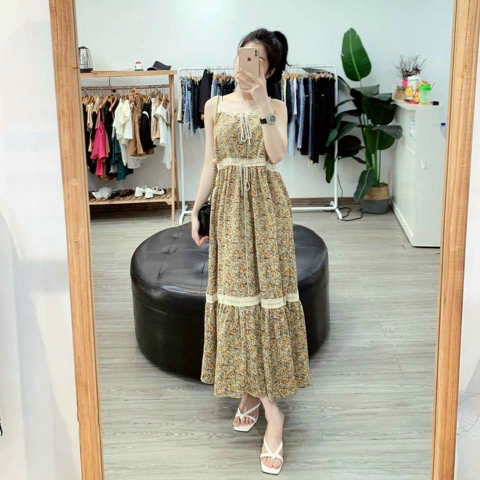 Đầm bầu hai dây thời trang thiết kế MSP325 Mom and Baby