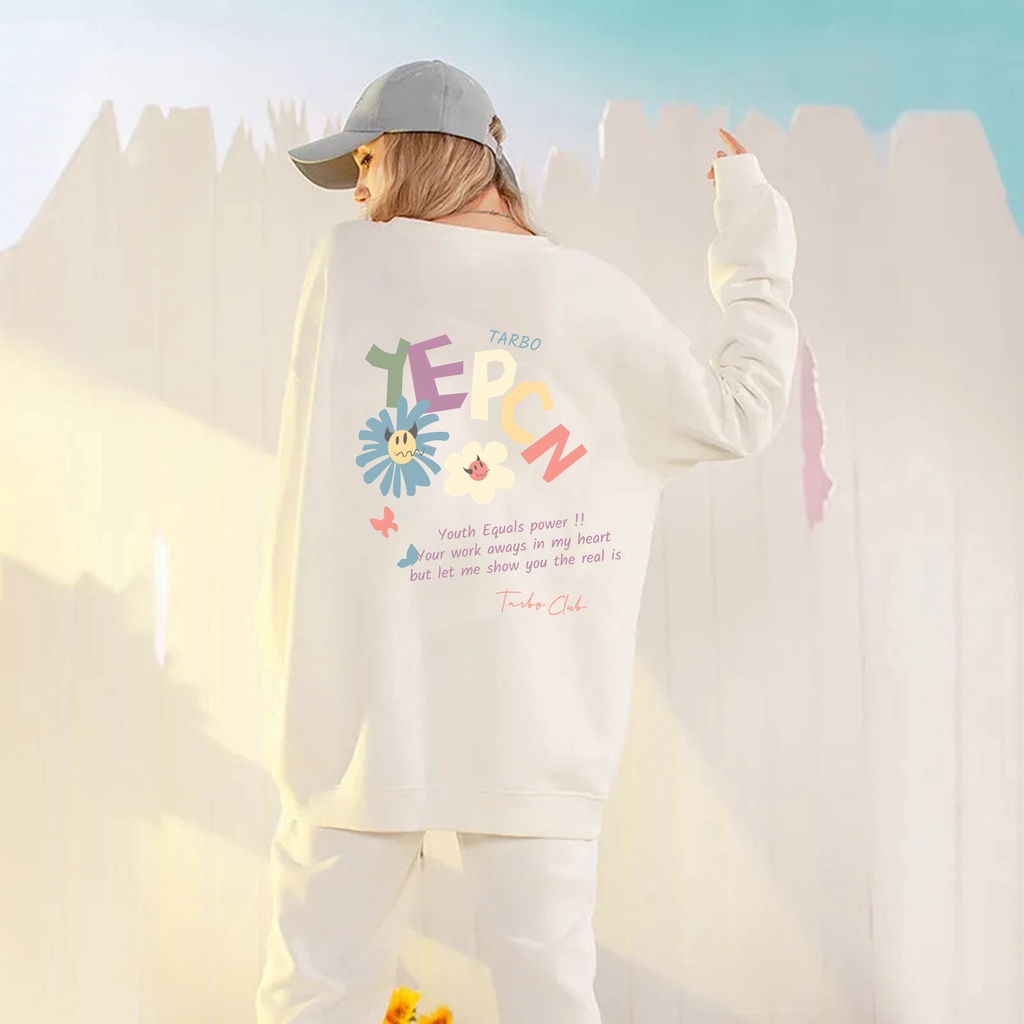 ÁO THUN TAY DÀI SWEATER YEPCN - ÁO NỈ DÀI TAY NAM NỮ LOCAL BRAND