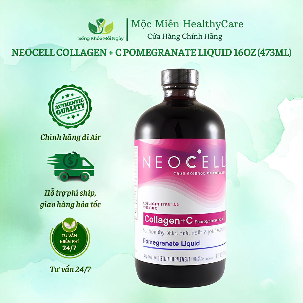 Viên uống Collagen Neocell Super Collagen + Vitamin C & Biotin 360 Viên