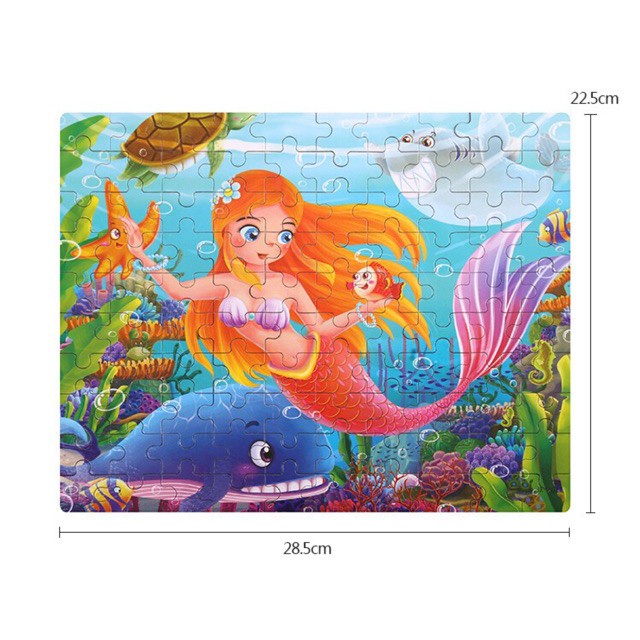 Ghép Hình Puzzle 100 Mảnh Nhiều Mẫu Cho Bé Trai Và Bé Gái