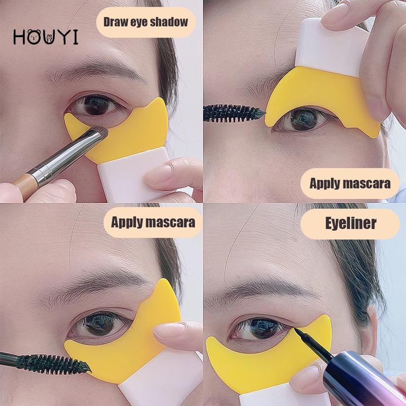 Mascara Silicone 3 Trong 1 Tạo Đường Kẻ Mắt Đa Năng Cho Người Mới Bắt Đầu