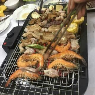 Combo Bếp nướng không khói Electric Barbecue Grill