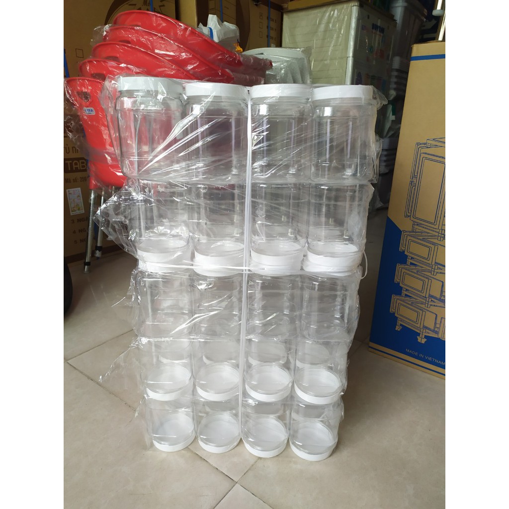 Hũ nhựa vuông Duy Tân