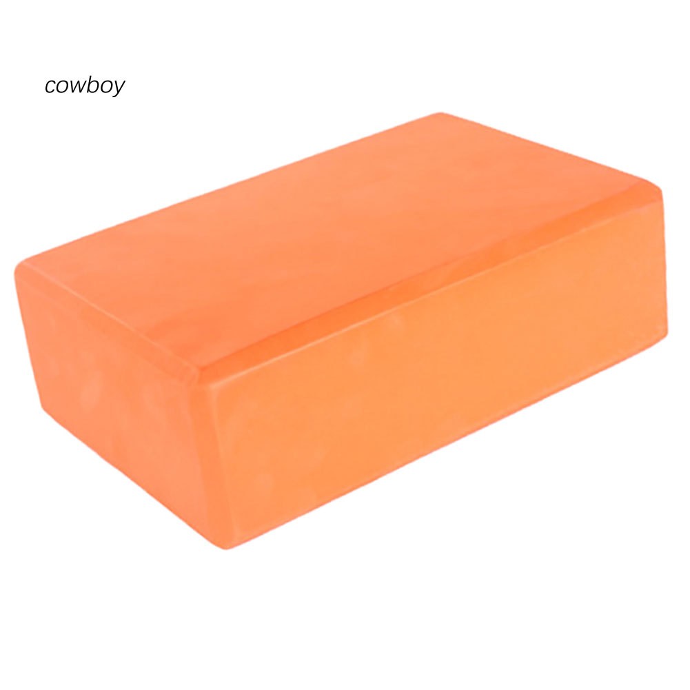 COW_Non-Slip Yoga Pilate Block EVA Foam Brick Body Stretching Fitness Exercise Tool