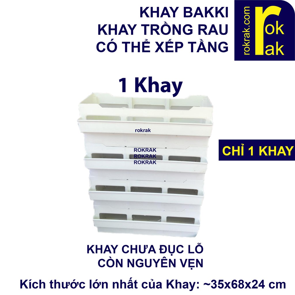 Khay Bakki Lọc dàn mưa hồ cá nguyên vẹn xếp tầng ABCD