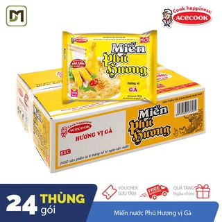 Thùng 24 gói Miến Phú Hương vị Gà Acecook